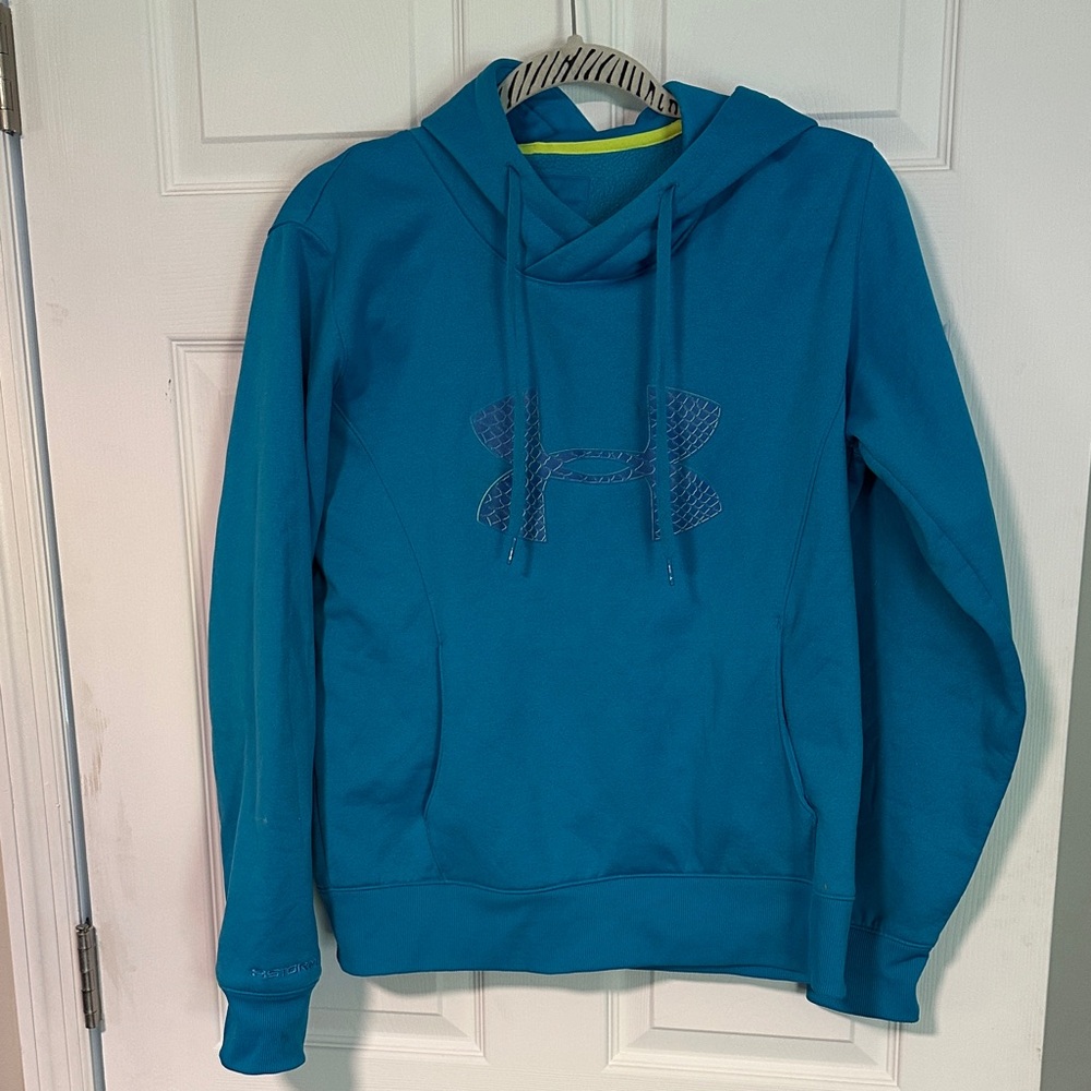 Under Armour Teal Hoodie with Logo